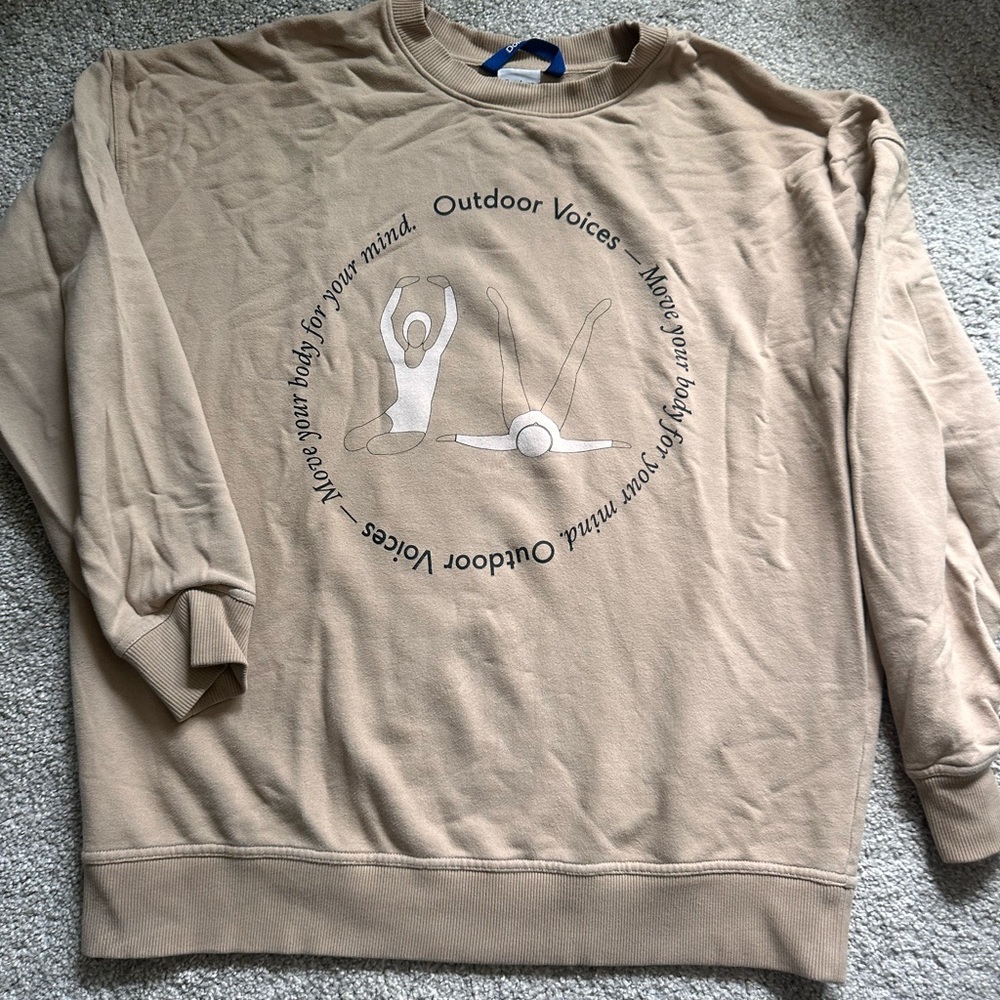 Vintage Outdoor Voices Move Your Body Pickup Sweatshirt